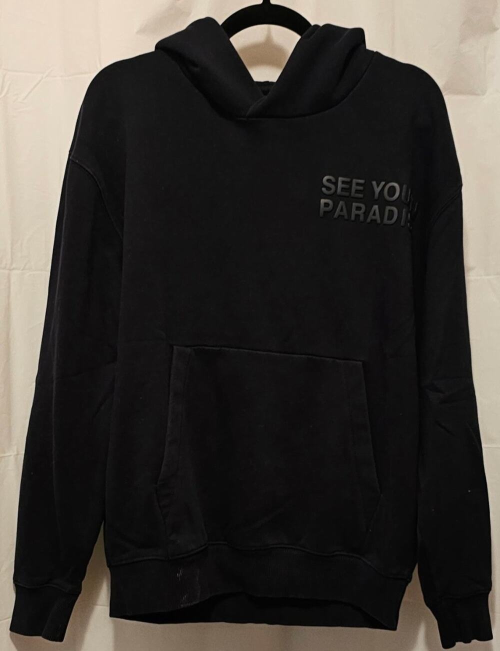 Jordan Craig See You In Paradise Tonal Pullover Hoodie (Black) Mens Size Medium
